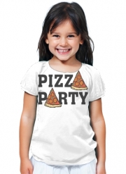 T-Shirt Fille Pizza Party