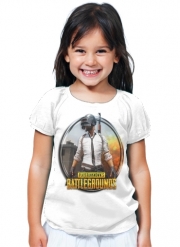 T-Shirt Fille playerunknown's battlegrounds PUBG