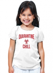 T-Shirt Fille Quarantine And Chill
