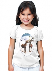 T-Shirt Fille Reindeers Love
