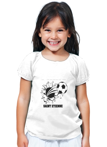 T-Shirt Fille Saint Etienne Maillot Football