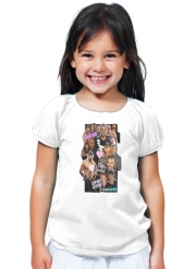 T-Shirt Fille Shemar Moore collage