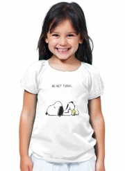 T-Shirt Fille Snoopy No Not Today