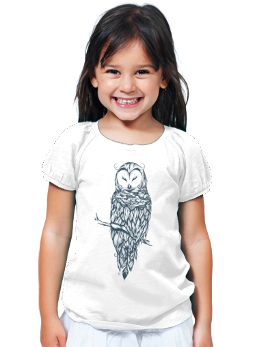 T-Shirt Fille Snow Owl