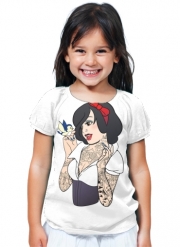 T-Shirt Fille Snow White Tattoo Bird