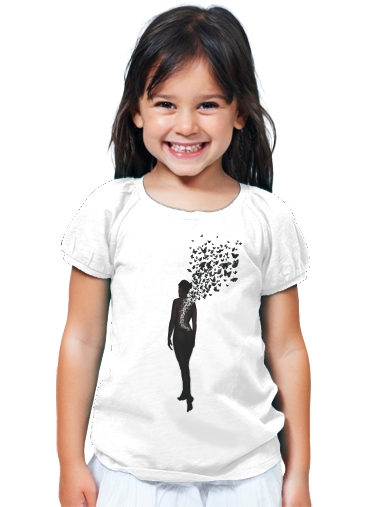 T-Shirt Fille The Butterfly Transformation