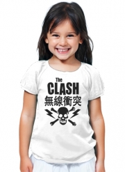 T-Shirt Fille the clash punk asiatique