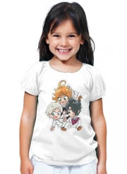 T-Shirt Fille The Promised Neverland - Emma, Ray, Norman Chibi
