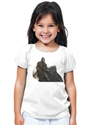 T-Shirt Fille Warzone Ghost Art