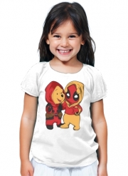 T-Shirt Fille Winnnie the Pooh x Deadpool