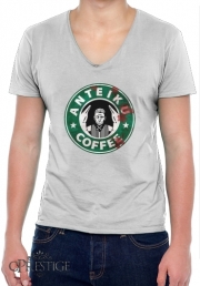 T-Shirt homme Col V Anteiku Coffee