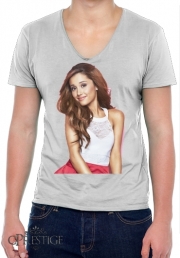 T-Shirt homme Col V Ariana Grande