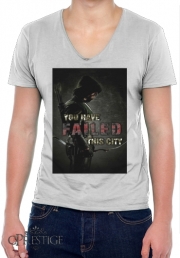 T-Shirt homme Col V Arrow you have failed this city