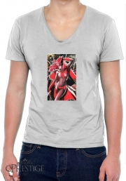 T-Shirt homme Col V Batwoman