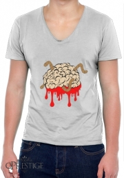 T-Shirt homme Col V Big Brain