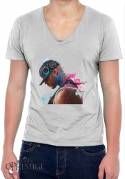 T-Shirt homme Col V Booba Fan Art Rap