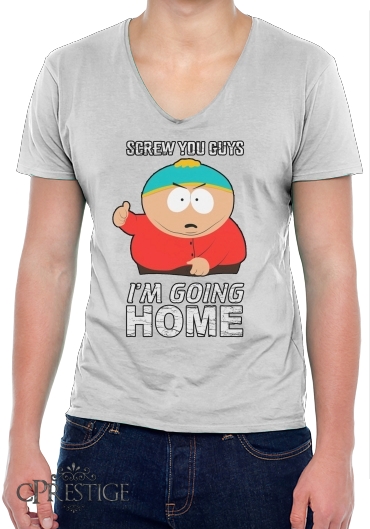 T-Shirt homme Col V Cartman Going Home