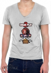 T-Shirt homme Col V Child's Play Chucky La poupée