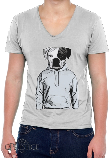 T-Shirt homme Col V Cool Dog