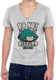 T-Shirt homme Col V Do not disturb im busy