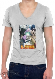 T-Shirt homme Col V Dr Stone Season2
