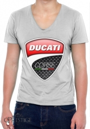 T-Shirt homme Col V Ducati