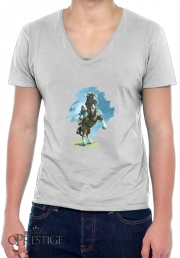 T-Shirt homme Col V Epona Horse with Link