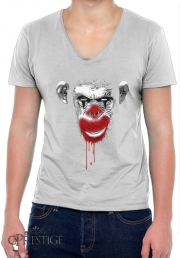 T-Shirt homme Col V Evil Monkey Clown