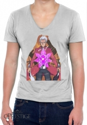 T-Shirt homme Col V Fate Stay Night Archer