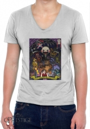T-Shirt homme Col V Five nights at freddys