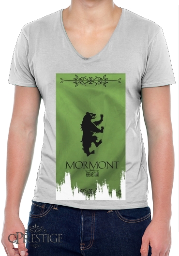 T-Shirt homme Col V Flag House Mormont