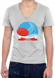 T-Shirt homme Col V Frisbee Activity