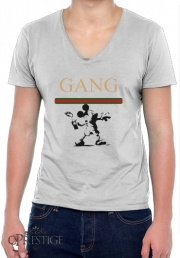 T-Shirt homme Col V Gang Mouse