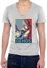 T-Shirt homme Col V Genos propaganda