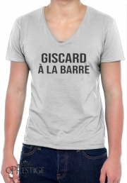 T-Shirt homme Col V Giscard a la barre
