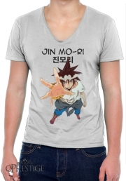 T-Shirt homme Col V Jin Mori God of high