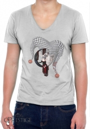 T-Shirt homme Col V Joker girl