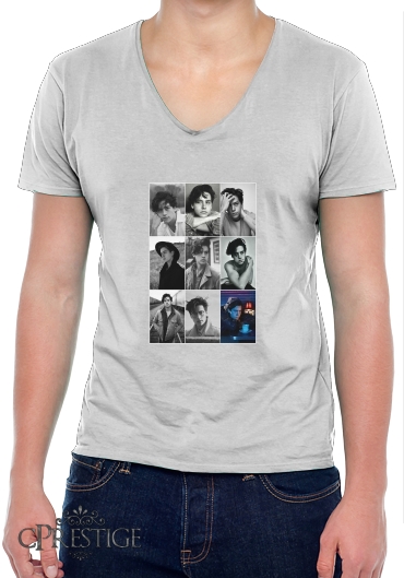 T-Shirt homme Col V JugHead Cole Sprouse