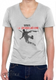 T-Shirt homme Col V Just Cause Viva La Demolition