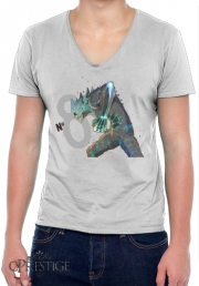T-Shirt homme Col V Kaiju Number 8