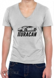 T-Shirt homme Col V Lamborghini Huracan
