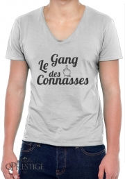 T-Shirt homme Col V Le gang des connasses
