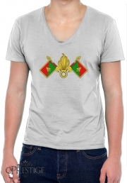 T-Shirt homme Col V Légion étrangère France