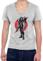 T-Shirt homme Col V Metroid Galactic