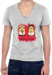 T-Shirt homme Col V Minion of the Dead