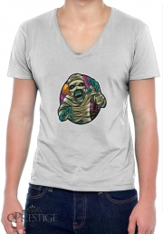 T-Shirt homme Col V mummy vector