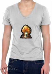 T-Shirt homme Col V Narnia BookArt