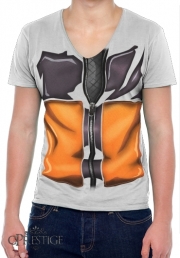 T-Shirt homme Col V Naruto Cosplay