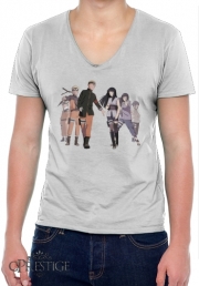 T-Shirt homme Col V Naruto x Hinata