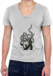 T-Shirt homme Col V Octopus Tentacles